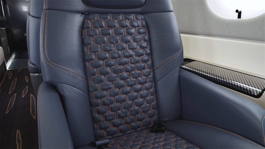 praetor 600 seats interior rendering